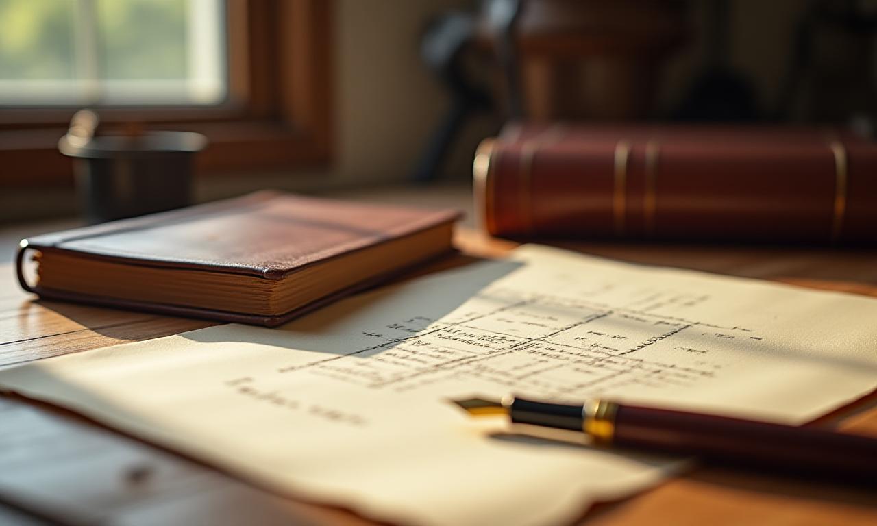 Legal documents and vintage fountain pen